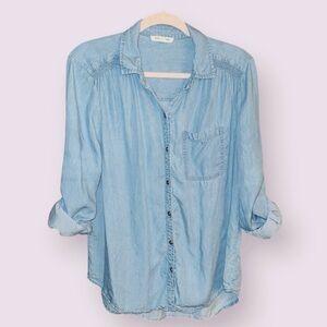 Beachlunchlounge Light Blue Button-Up‎ Shirt size L